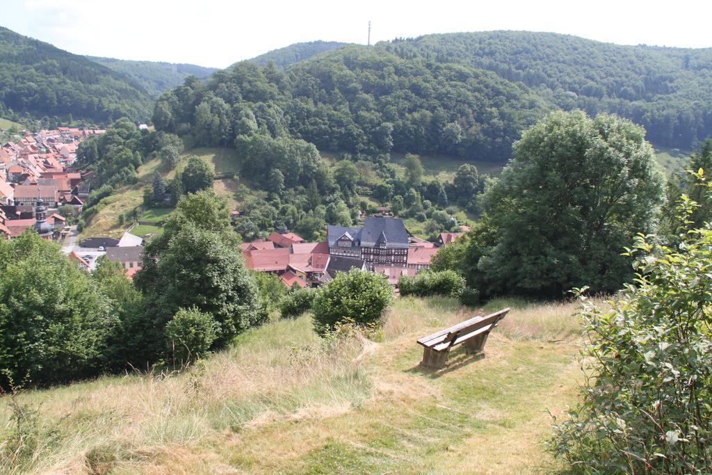 Gasthaus Kupfer Stolberg i. Harz Buitenkant foto