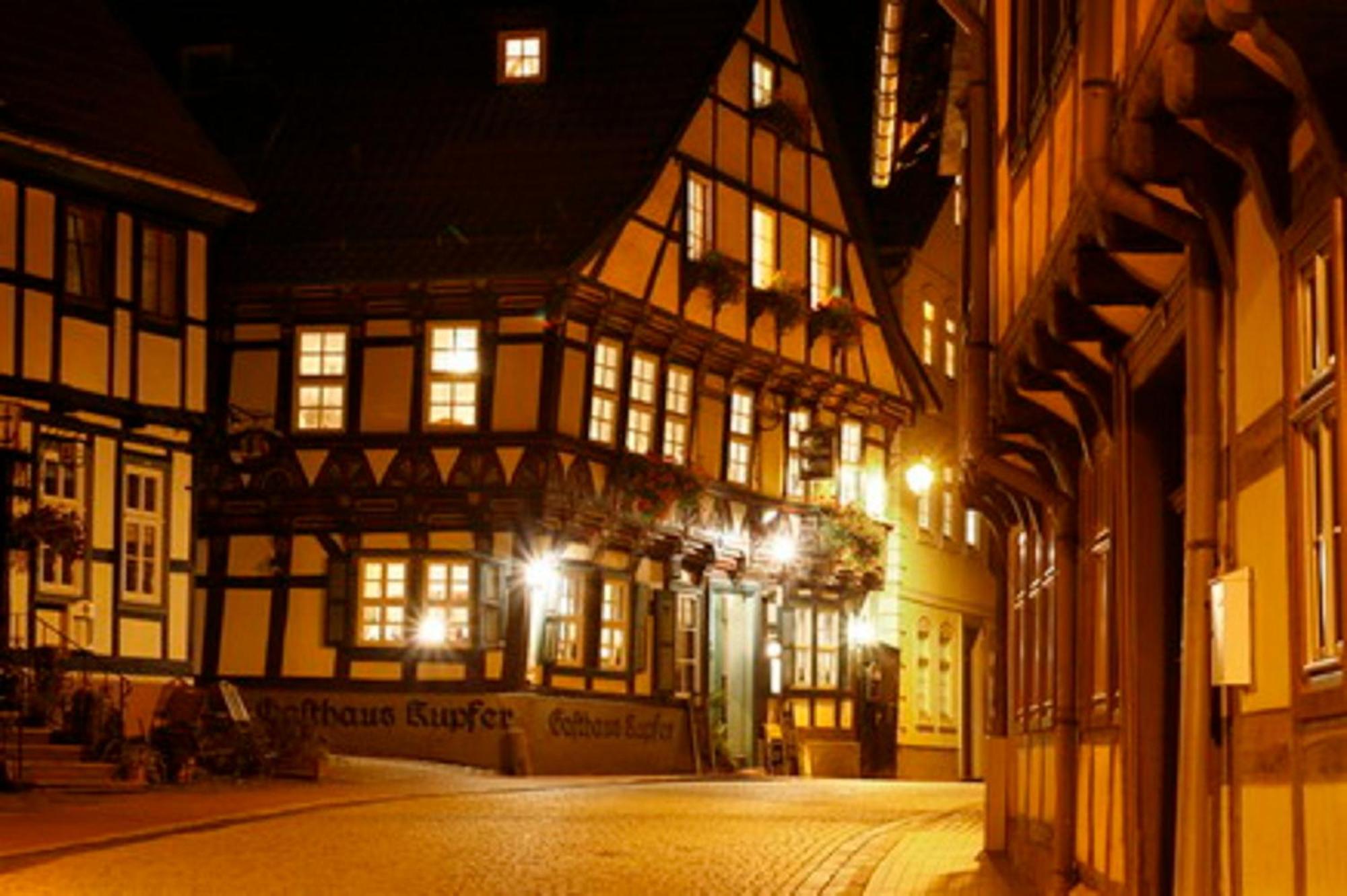 Gasthaus Kupfer Stolberg i. Harz Buitenkant foto