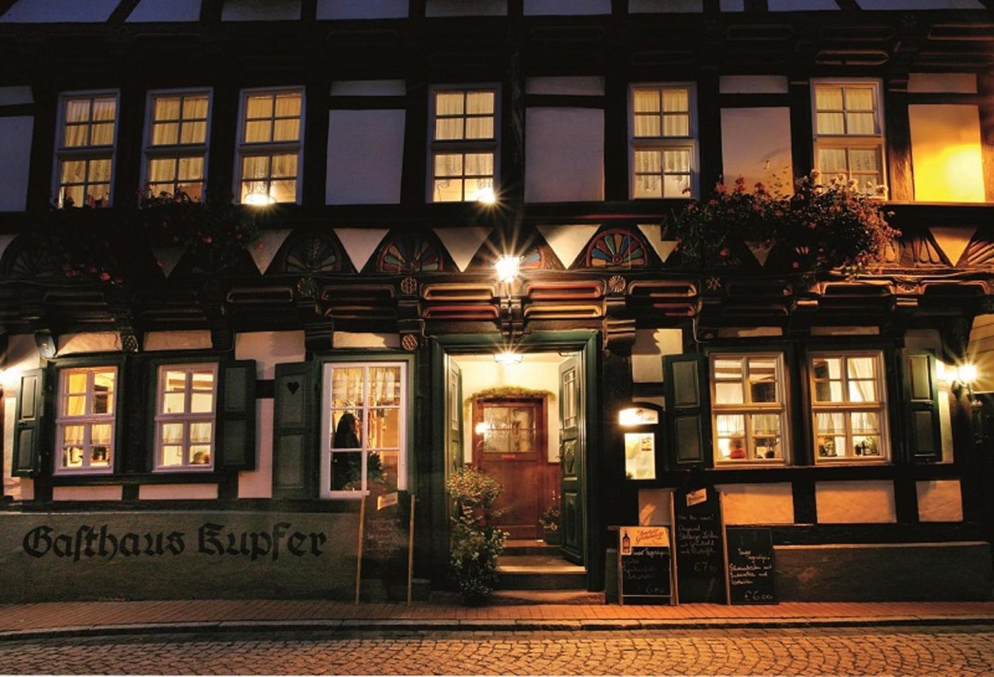 Gasthaus Kupfer Stolberg i. Harz Buitenkant foto